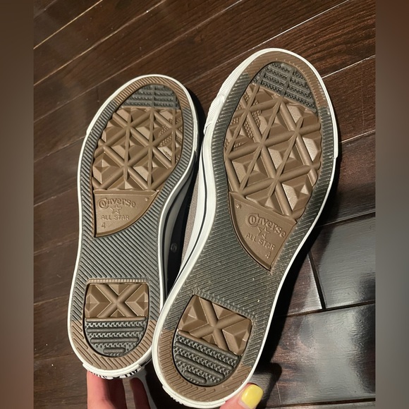 Converse All Star Slip-on Style Sneakers Grey Stripe - Picture 3 of 3